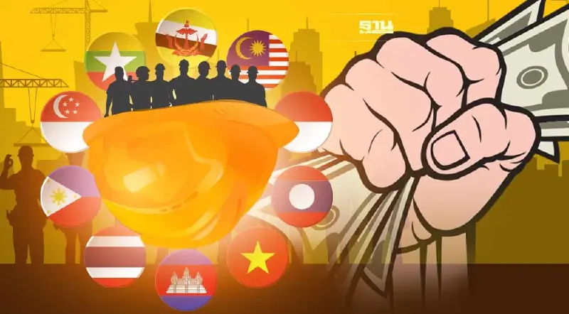 เปิดค่าจ้างขั้นต่ำ ชาติอาเซียน ทำงาน 8 ชั่วโมงเท่ากัน แต่เงินไม่เท่ากัน