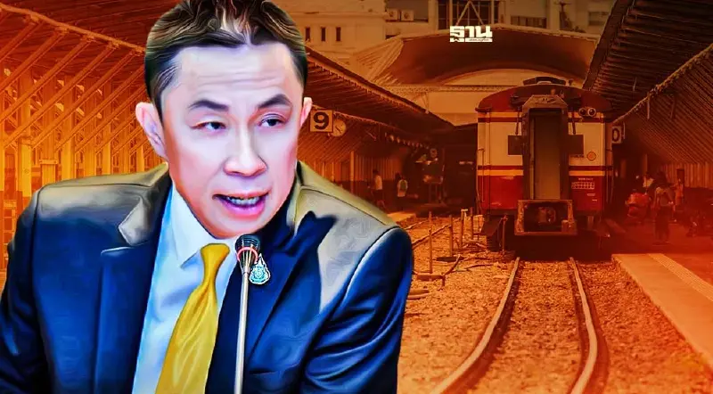 “ศักดิ์สยาม” ตอบกะทู้สด ปมเบรกรถไฟเข้าสถานีหัวลำโพง