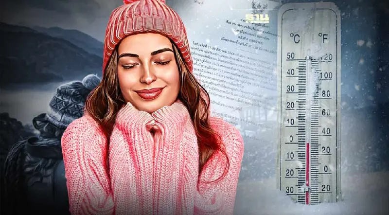 ประกาศกรมอุตุฯ ฉบับ 4 ไทยตอนบนอากาศหนาวเย็น อุณหภูมิลดฮวบ