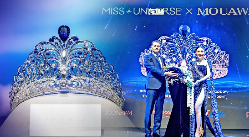 อวดโฉม มงกุฎ Miss Universe ลำดับที่ 12 มูลค่า 200 ล้านบาท