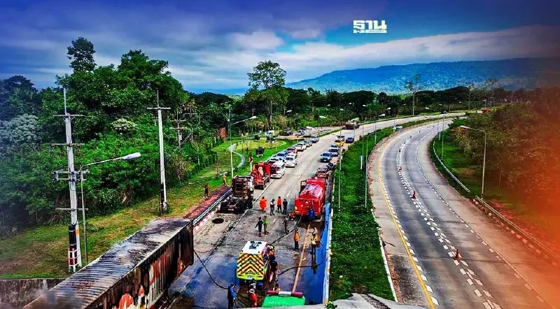 กรมทางหลวง แจง อุโมงค์เชื่อมเขาใหญ่-ทับลาน ไม่กระทบรถตู้ไฟไหม้
