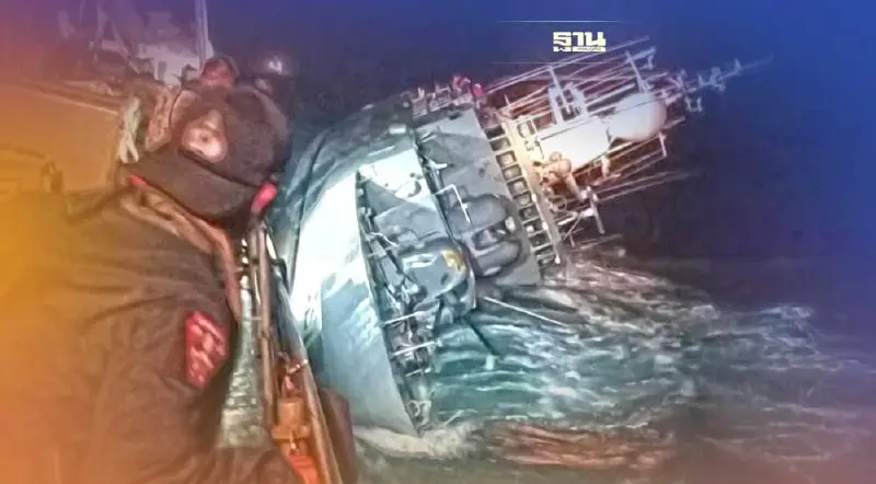 อัพเดทเหตุ เรือหลวงสุโขทัยอับปาง พบเพิ่ม 1 ร่าง เหลือสูญหาย 7 นาย