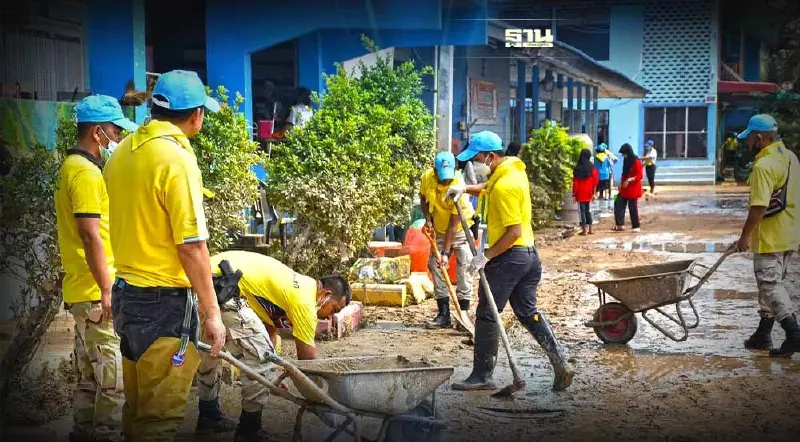 ปภ.เผยยังมีน้ำท่วม 3 จังหวัดภาคใต้ รวม 8 อำเภอ 5,510 ครัวเรือน
