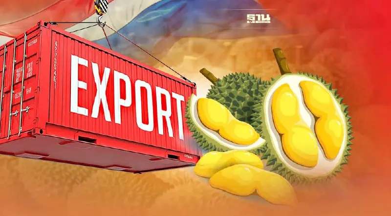 ทุเรียนไทยเนื้อหอม ส่งออกจีนทะลัก 8.2หมื่นล้าน