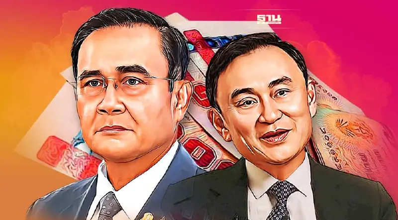 เปิดวาทะร้อน "ประยุทธ์ vs ทักษิณ" ปมค่าจ้างขั้นต่ำ 600 บาท