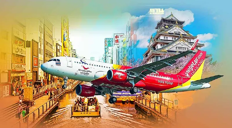 ไทยเวียตเจ็ท เปิดบิน เชียงใหม่-โอซาก้า ม.ค. 66 ตั๋วโปรเริ่มต้น 4,422 บาท