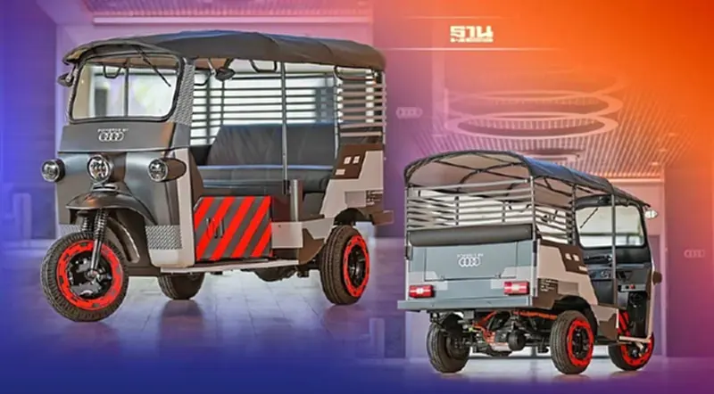 อาวดี้ อวดโฉม ตุ๊กตุ๊กไฟฟ้า EV ใช้แบตเตอรี่เก่า Audi e tron อาวดี้ อวดโฉม ตุ๊กตุ๊กไฟฟ้า EV ใช้แบตเตอรี่เก่า Audi e tron