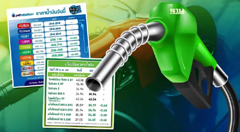 ราคาน้ำมันพรุ่งนี้2566 ปตท.ปรับลด 40 สตางค์ ล่าสุดลิตรละกี่บาท ดูเลย ราคาน้ำมันพรุ่งนี้2566 ปตท.ปรับลด 40 สตางค์ ล่าสุดลิตรละกี่บาท ดูเลย