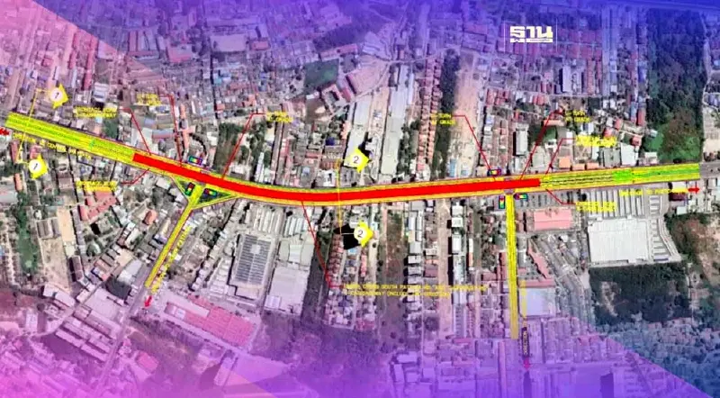 ชาวบ้านโวย เมืองพัทยา ศึกษาสร้างสะพานข้ามแยกพัทยาใต้