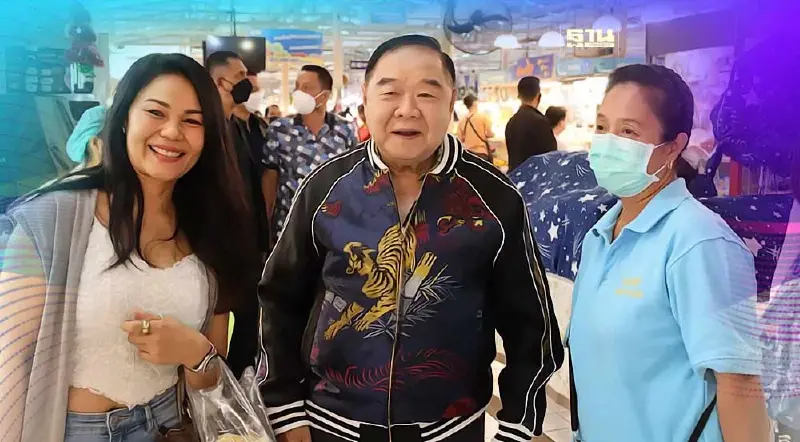 “ลุงป้อม”ชิลๆ เดินหาเสียงตลาด อ.ต.ก. มีเชียร์ให้เป็นนายกฯ คนที่ 30