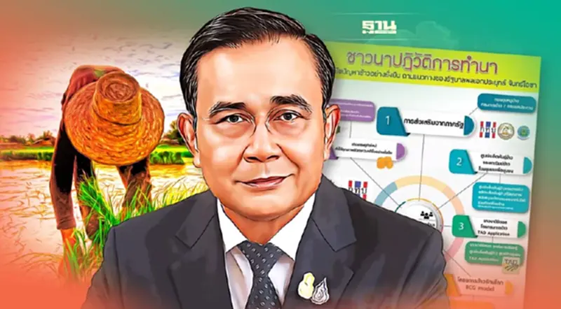 นายก ย้ำ พลิกโฉม 'เกษตรกรไทย' ชู BCG Model นาปรัง นายก ย้ำ พลิกโฉม 'เกษตรกรไทย' ชู BCG Model นาปรัง