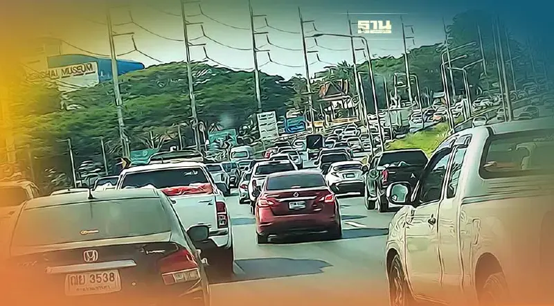 เช็คด่วน!สภาพการจราจร“มิตรภาพ-พหลโยธิน”รถติดหลายพื้นที่