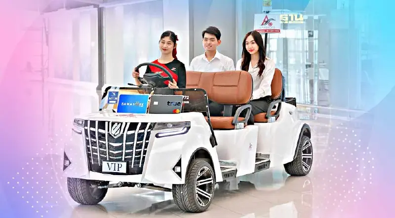 “SAWASDEE by AOT” จับมือ “กลุ่มทรู” เปิดจองใช้รถกอล์ฟไฟฟ้า Buggy ฟรี
