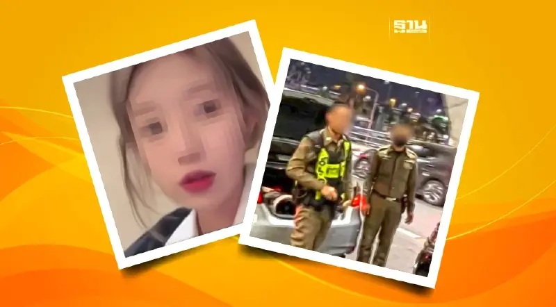 เด้ง 3 นายตำรวจ ขับรถนำขบวนนักท่องเที่ยวจีน