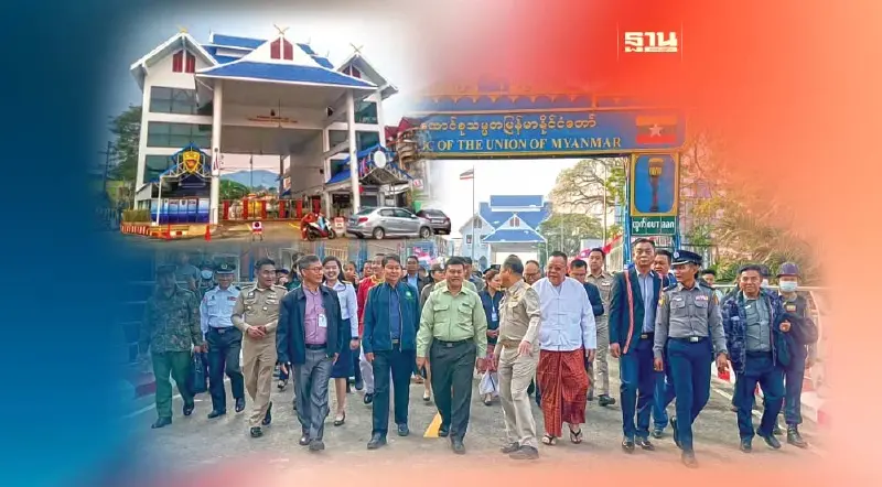 ด่านท่าขี้เหล็กเปิดแล้ว คุมเข้มโควิดเตือนเสี่ยงความไม่สงบ