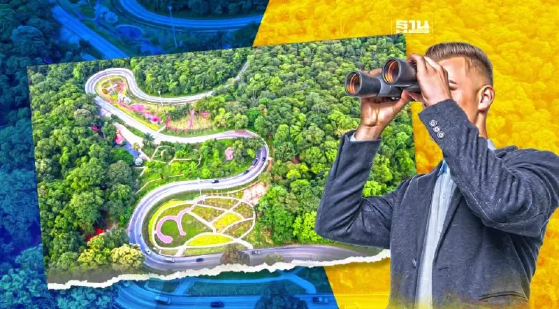 ส่องแลนมาร์คใหม่  “ทางหลวง” ปรับภูมิทัศน์โค้งเลข 9 ไทยสีชมพู จ.สกลนคร