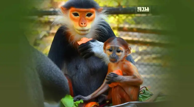 อสส. อวดโฉมสมาชิกใหม่ “ลูกค่างห้าสี” และ “ลูกวอลลาบีเผือก” ต้อนรับเดือนแห่งความรัก