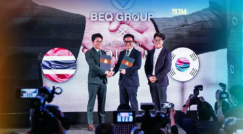 บีอีคิว กรุ๊ปผนึกโมเจริม ดันไทยฮับเรียนรู้ธุรกิจด้านการปลูกผมระดับโลก