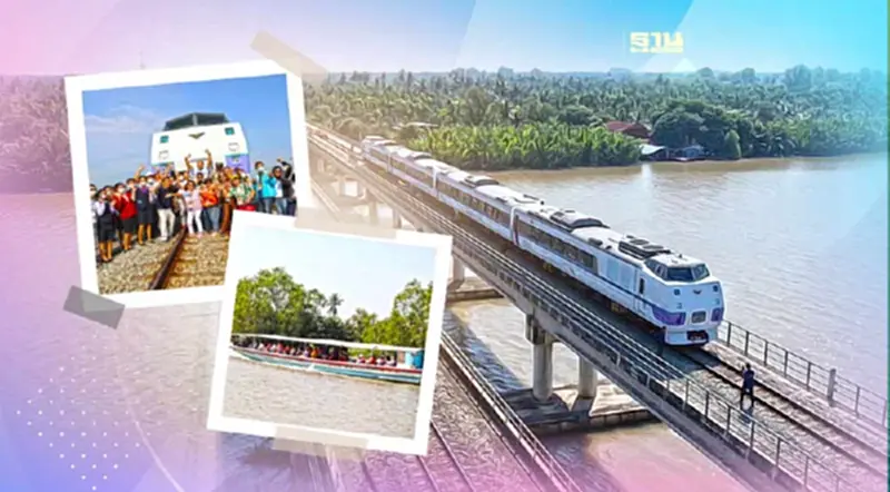 ปู้นๆนั่งรถไฟเที่ยวเมืองแปดริ้ว ฉะเชิงเทรา ไปเช้าเย็นกลับ ปู้นๆนั่งรถไฟเที่ยวเมืองแปดริ้ว ฉะเชิงเทรา ไปเช้าเย็นกลับ