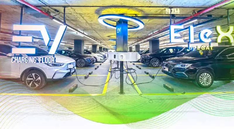 "กฟผ." ผุดโมเดลต้นแบบ "EV Charging Floor" หัวชาร์จมากสุดในไทย "กฟผ." ผุดโมเดลต้นแบบ "EV Charging Floor" หัวชาร์จมากสุดในไทย