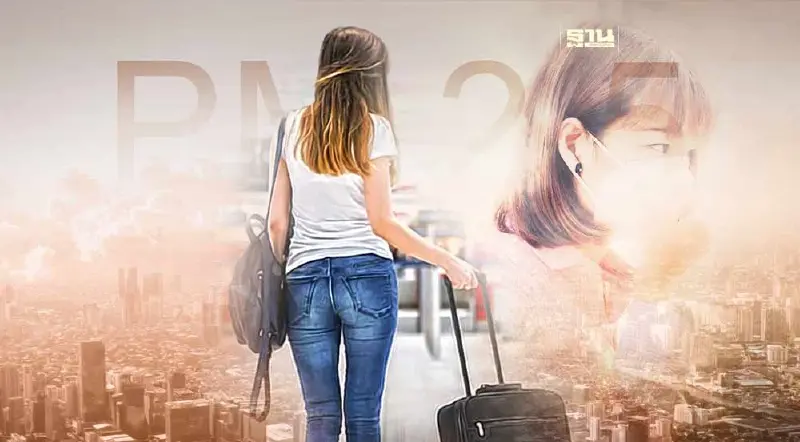 เศรษฐกิจสำลักฝุ่น PM 2.5 ฉุดนักท่องเที่ยว สุขภาพคนทรุด