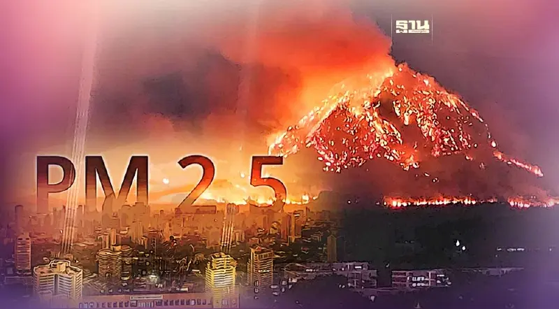 “ไฟป่า” ถึง ฝุ่น PM 2.5  เปิดสถิติ 10 ปี ไฟไหม้ป่าในประเทศไทย