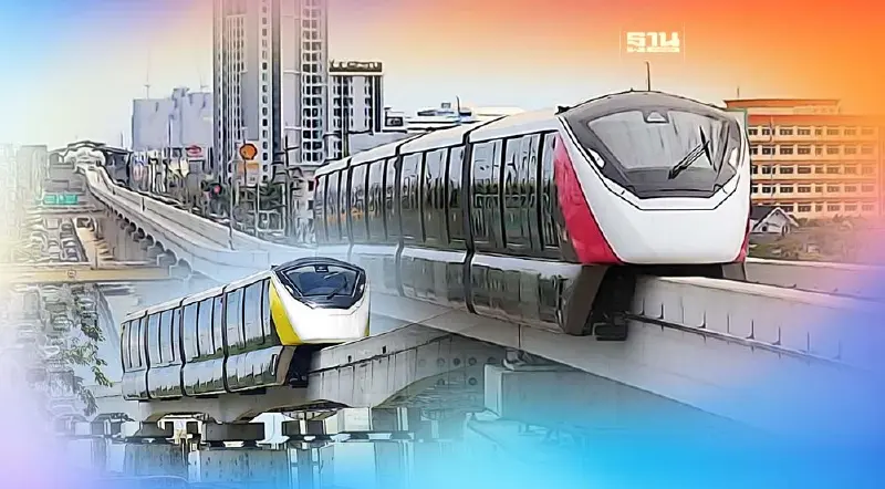ลุ้น เม.ย.นี้ นั่งรถไฟฟ้าสายสีชมพู-สายสีเหลือง ฟรี 1 เดือน