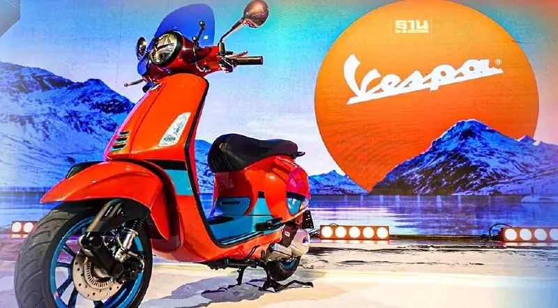 เวสป้า เผยโฉมโมเดลใหม่ VESPA PRIMAVERA COLOR VIBE -VESPA  GTS SERIES
