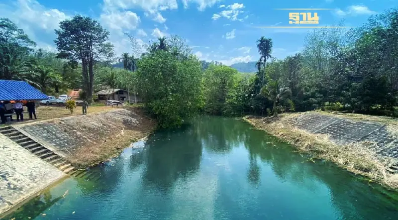 ติดตามความก้าวหน้าการดำเนินงานโครงการฝายคลองลิพัง