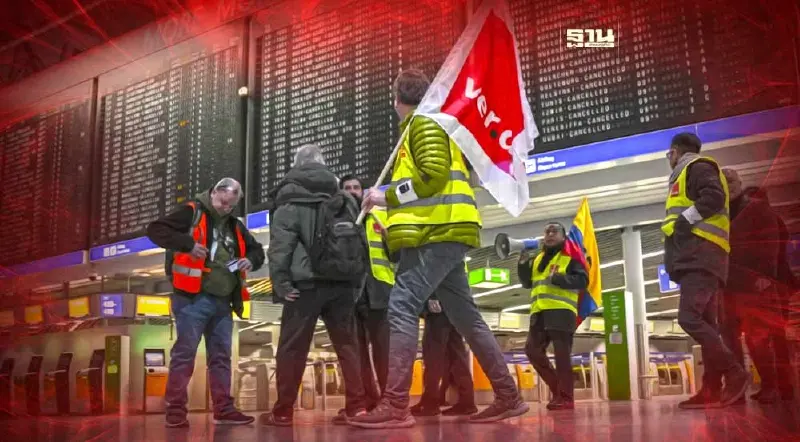 เยอรมนีนัดหยุดงานครั้งใหญ่ หวั่นระบบคมนาคมขนส่งชะงักทั่วประเทศ