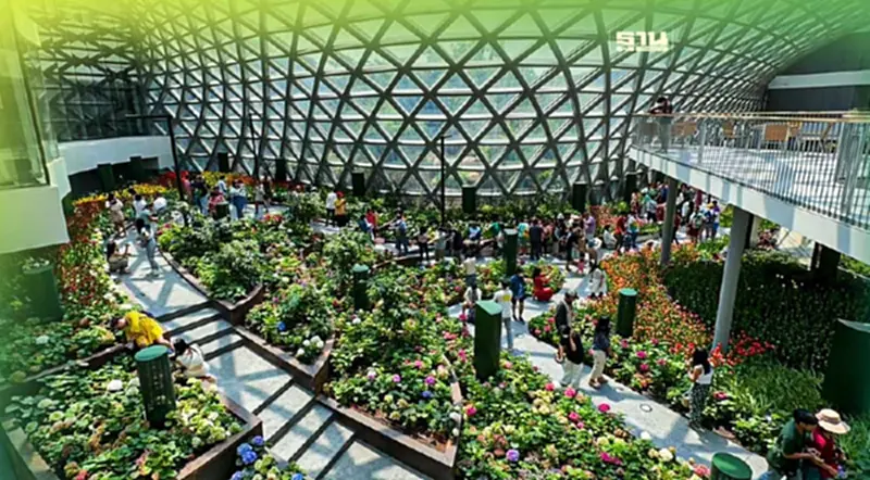 หนีร้อนเข้าโดมชมไม้เมืองหนาวFLORA EXHIBITION HALLระยอง หนีร้อนเข้าโดมชมไม้เมืองหนาวFLORA EXHIBITION HALLระยอง