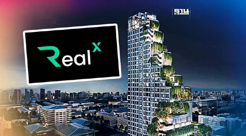 ผุด โทเคนดิจิทัล “RealX” เหรียญลงทุนอสังหาฯ เจาะคอนโดลักชัวรี่ ผุด โทเคนดิจิทัล “RealX” เหรียญลงทุนอสังหาฯ เจาะคอนโดลักชัวรี่
