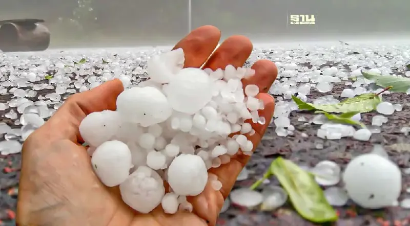 พายุลูกเห็บเกิดจากอะไร หลังตกในพื้นที่จ.เชียงใหม่ ทำความรู้จักที่นี่