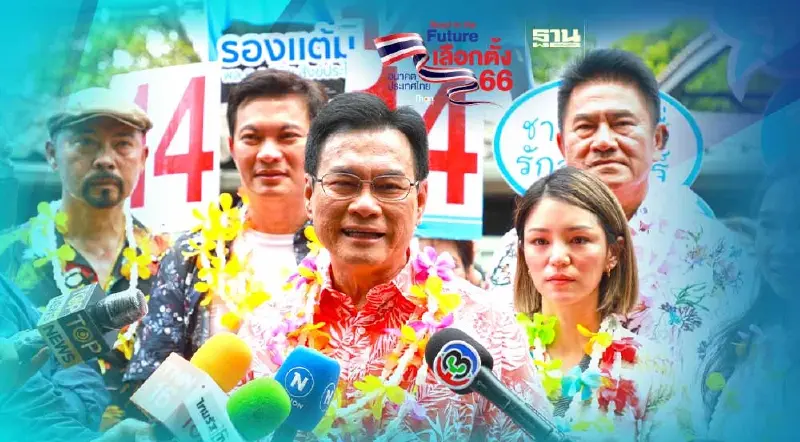 "จุรินทร์-มาดามเดียร์" บุกตลาดยิ่งเจริญ  ช่วย"ธีรวิทย์ มือปืนทีมชาติ"