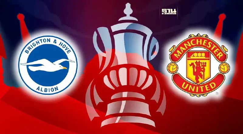 แมนยู เขี่ย ไบรท์ตัน ร่วงในศึกเอฟเอ คัพ รอบรองชนะเลิศ