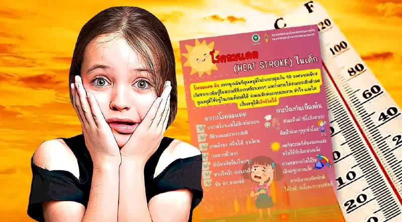 วิธีป้องกันโรคลมแดดในเด็กต้องทำยังไง ห่วงอันตรายถึงตายรีบเช็คเลย