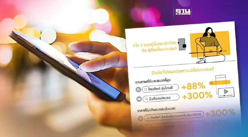 Google เผยพฤติกรรมผู้ซื้อสมาร์ทโฟนไทยยุคโควิด