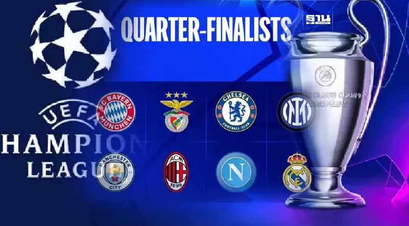 ผลบอล UCL รอบ 8ทีม นัดแรก เรอัล มาดริด มิลาน แมนซิตี้ อินเตอร์ คว้าชัย