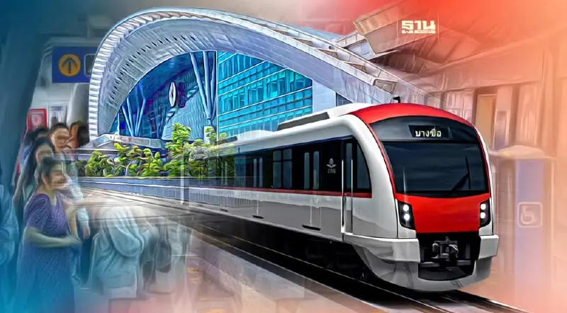 เปิดผลสำรวจ ประชาชนขึ้นรถไฟสายสีแดง 2566