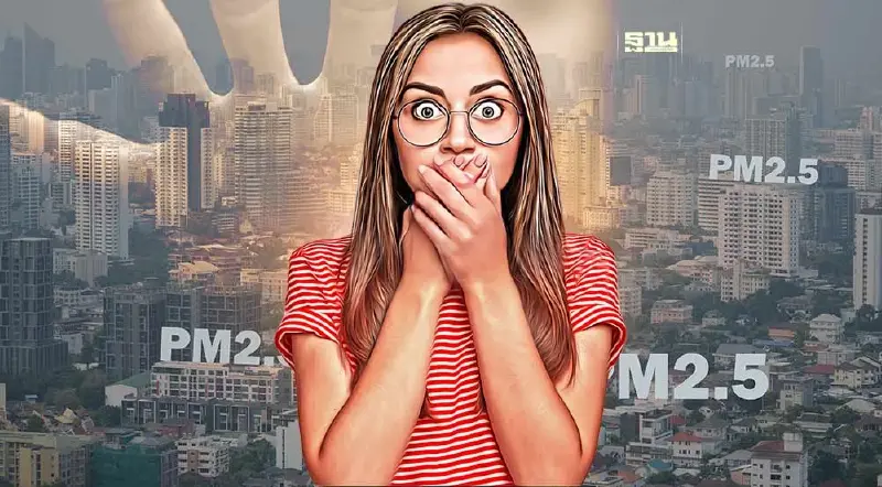 ค่าฝุ่น PM2.5 วันนี้ (6 เม.ย 66) 35 จังหวัดพุ่ง เกินค่ามาตรฐาน
