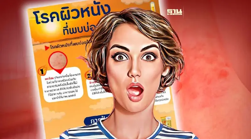 โรคผิวหนังที่พบบ่อยในหน้าร้อนมีแบบไหนบ้าง เช็คเลยที่นี่