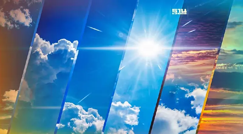 พยากรณ์อากาศวันนี้ -14 เม.ย.ไทยร้อนถึงร้อนจัด ฟ้าหลัว ฝนฟ้าคะนองบางแห่ง