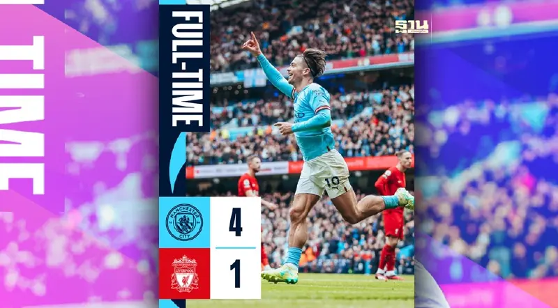 ผลบอลพรีเมียร์ลีก แมนซิตี้ ชนะ ลิเวอร์พูล เก็บ 3 แต้มไล่จี้อาร์เซนอล