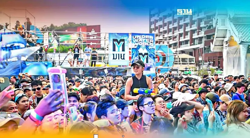 ส่งท้ายสงกรานต์เชียงใหม่สาดน้ำสุดมันห้างเมญ่า-วิถีน้ำฯบ้านโบราณ