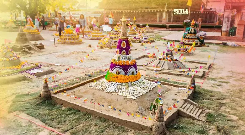 สงกรานต์ 2566 กับ การ "ก่อเจดีย์ทราย" ที่เกือบเลือนหายไปในปัจจุบัน