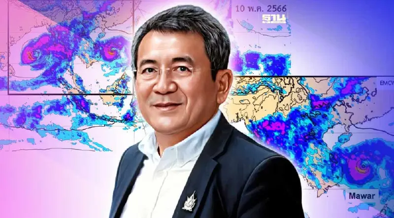 จับตาพายุ 2 ลูกขนาบซ้ายขวา คาด 8 พ.ค. เริ่มฝนตกชุ่มฉ่ำยาวถึงวันเลือกตั้ง