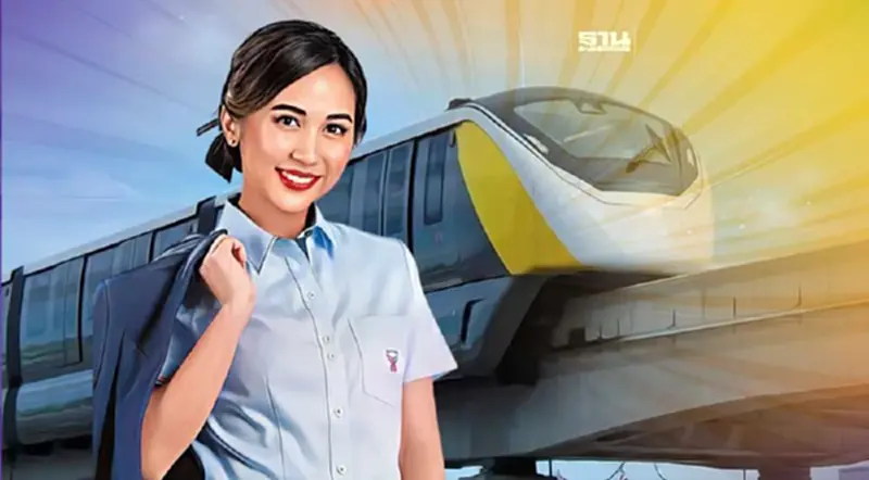 รถไฟฟ้าสายสีเหลือง เปิดรับสมัครพนักงานหลายอัตรา รถไฟฟ้าสายสีเหลือง เปิดรับสมัครพนักงานหลายอัตรา