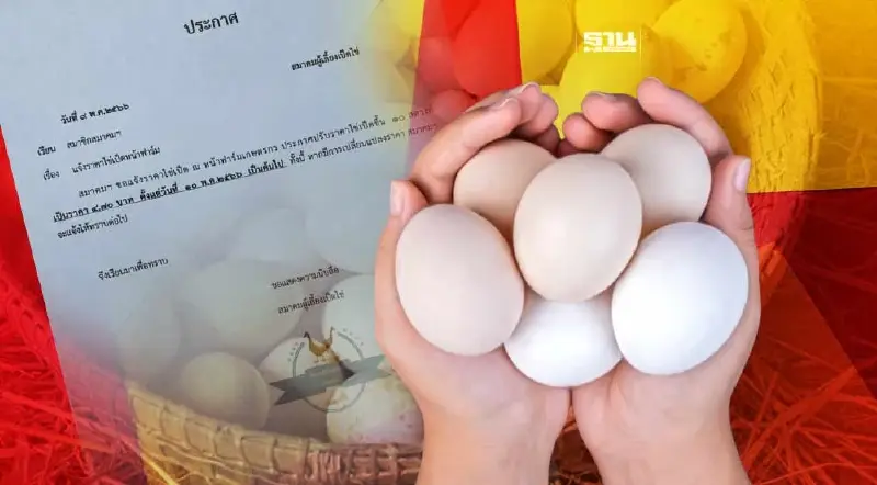 แพงสุดเป็นประวัติการณ์ “ไข่เป็ด” ฟองละ 4.70 บาท มีผลวันนี้