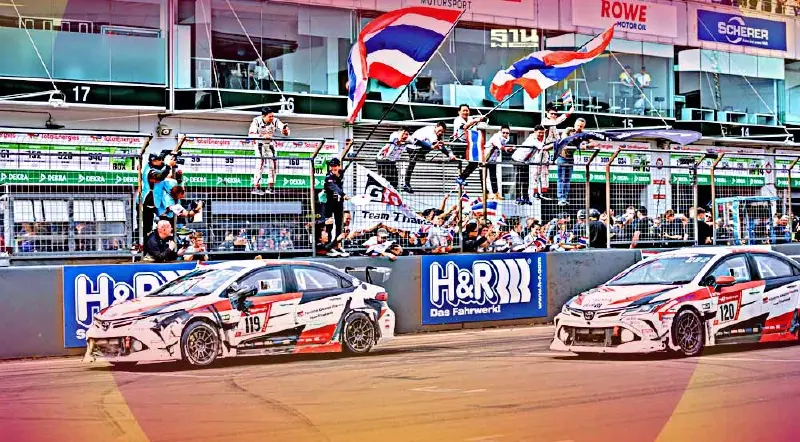 Toyota Gazoo Racing Team Thailand คว้าแชมป์สมัย 4 ที่นูร์เบอร์กริง