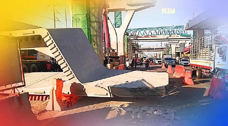 ผู้รับเหมาอ่วม "กทพ." ติดแบล็กลิสต์ประมูลงานใหม่ หลังคานปูนหล่น "พระราม2"